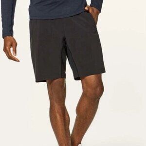 NWT Lululemon THE Short Black Lined Shorts Mens Sz M x 9" Inseam